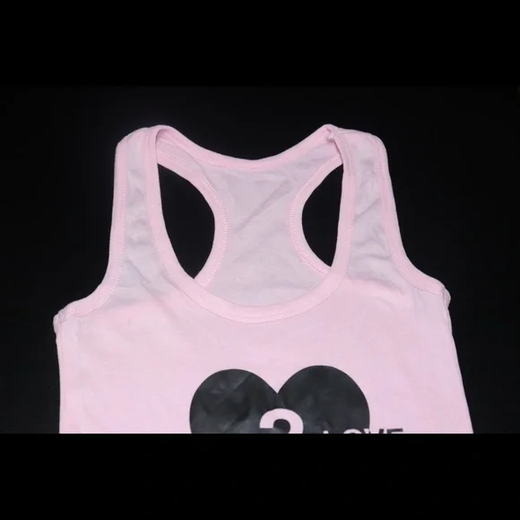 “ Love 2 Love Ya!” Women’s Tank top (pink/Black) - Picture 4 of 6